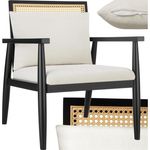 tectake Relaxsessel Loungesessel, dick gepolstert, mit extra Rückenkissen