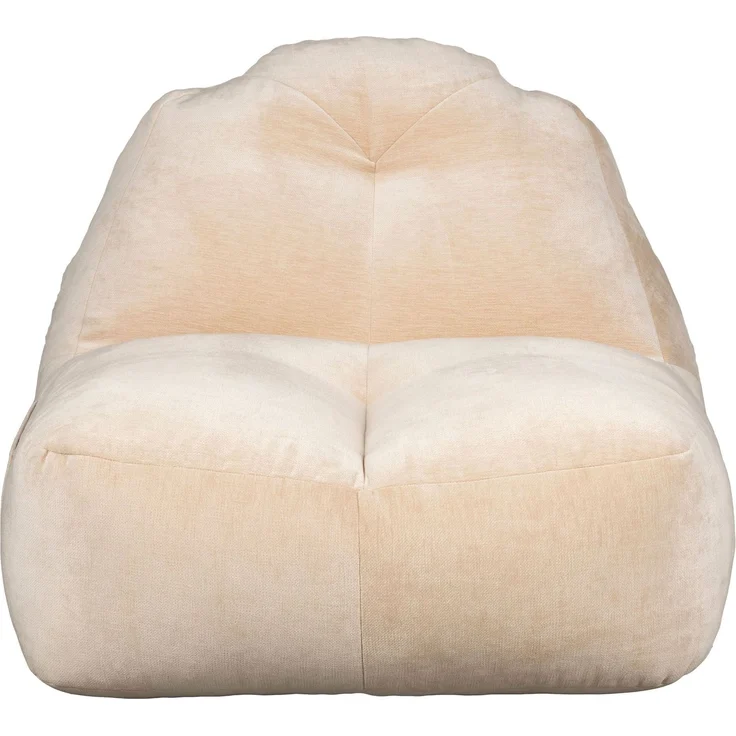 DutchBone Loungesessel Tombag, Sitzsack in Beige mit Samtbezug – Bild 10