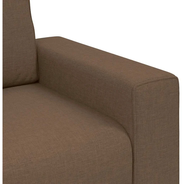vidaXL 2-Sitzer-Sofa Braun 160x77x82 cm Stoff 4105160 – Bild 7