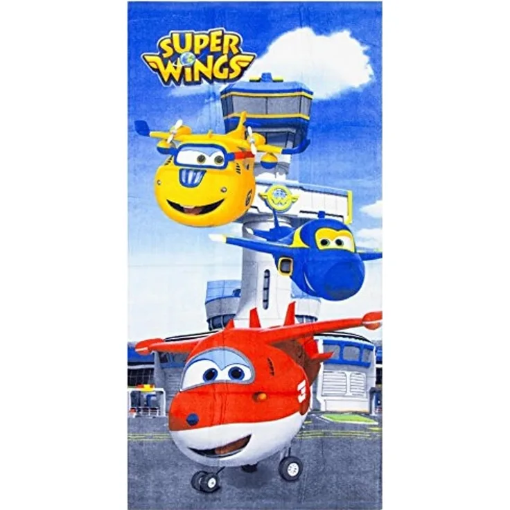 Super Wings Strandtuch Handtuch Badetuch 70x140 cm
