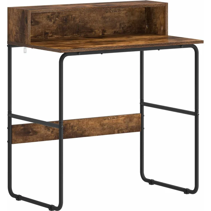 vidaXL Schreibtisch mit Stauraum Räuchereiche 80 x 50 x 91 cm 8008022 – Bild 2