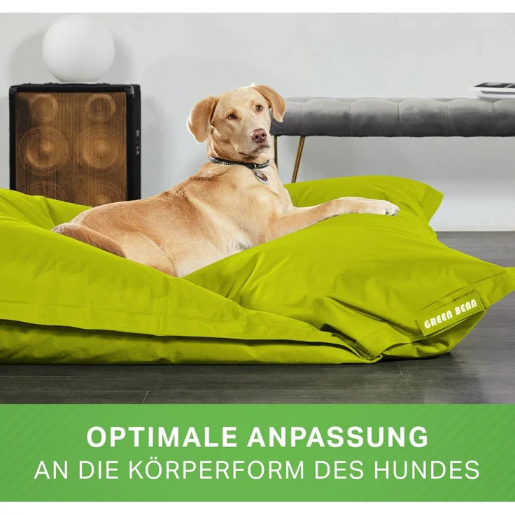 Green Bean® Hundebett für mittlere & große Hunde 140x180cm Hundekissen - Hellgrün – Bild 2