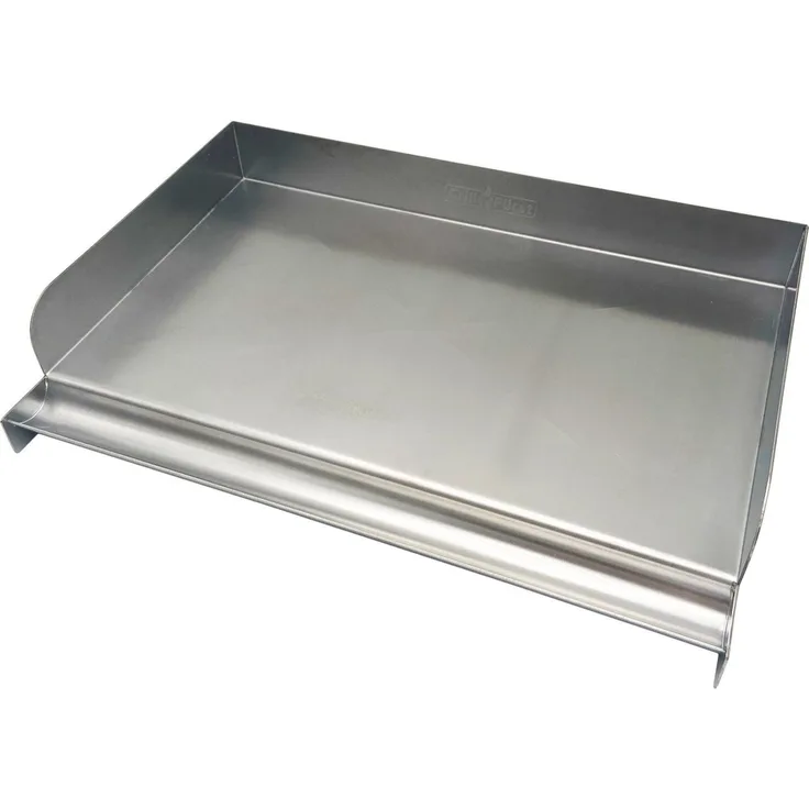 Grillfürst Grillplatte Grillfürst Edelstahl Plancha / Grillplatte / Teppanyaki Pfanne Größe M - 41 x 24,5 cm