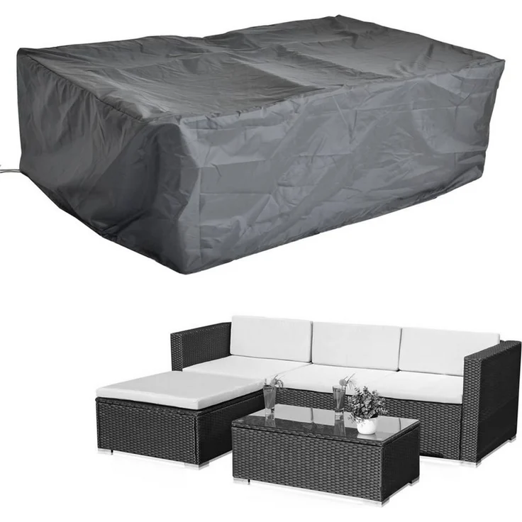 Mucola Gartenmöbel-Schutzhülle Schutzhülle Gartenmöbel Abdeckplane Gewebeplane Plane 227x152 cm (Stück, 1-St, Abdeckplane), Witterungsbeständig – Bild 5