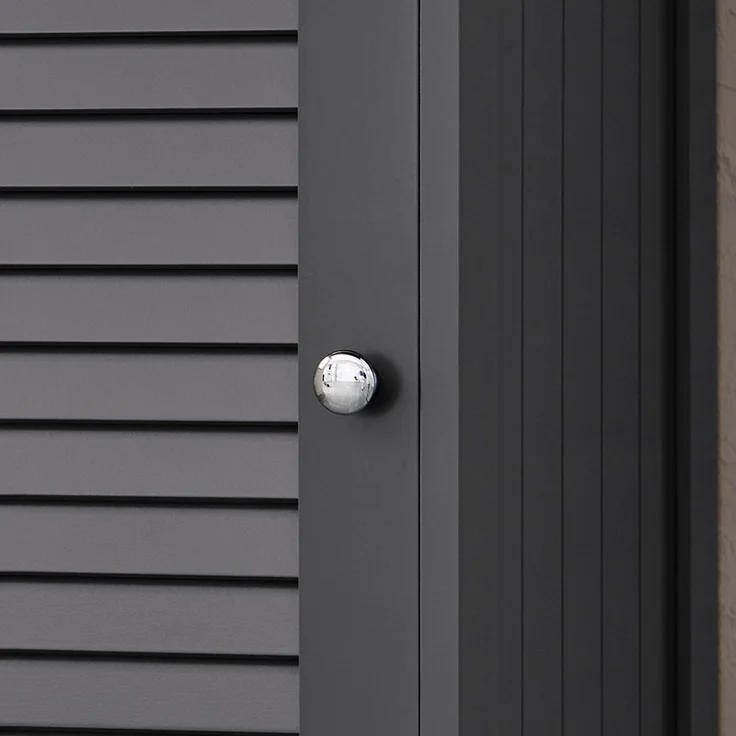 SoBuy BZR124-DG Badezimmer-Hochschrank, MDF, Lackiert, Dunkelgrau, 40 x 170 x 37 cm – Bild 8