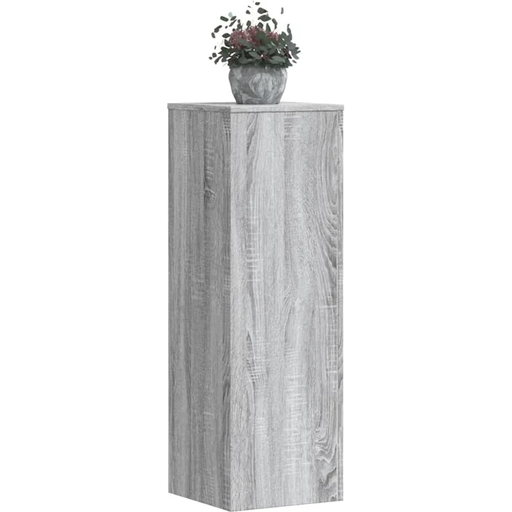 vidaXL Pflanzenständer 2 Stk. Grau Sonoma 33x33x100 cm Holzwerkstoff 3307887 – Bild 1