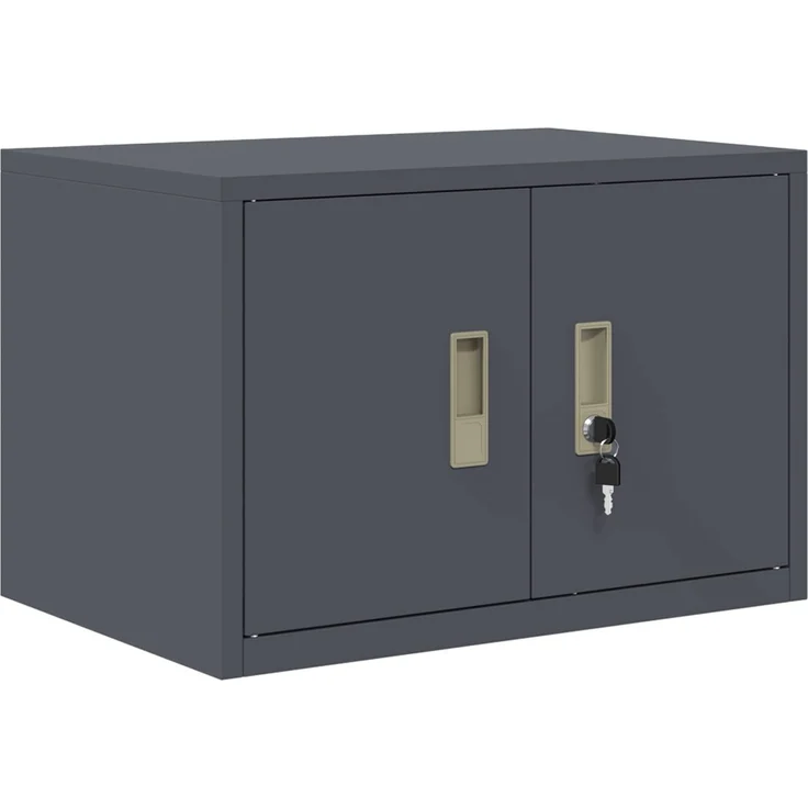 vidaXL Aufbewahrungsschrank 2 stk. Anthrazit 60 x 40 x 145 cm Stahl 3438695 – Bild 5