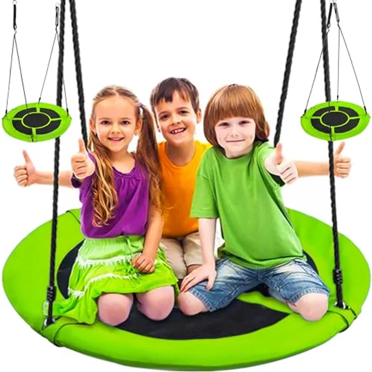 Schaukel Malatec Storchennest-Schaukel 100 cm grün-schwarz 23514