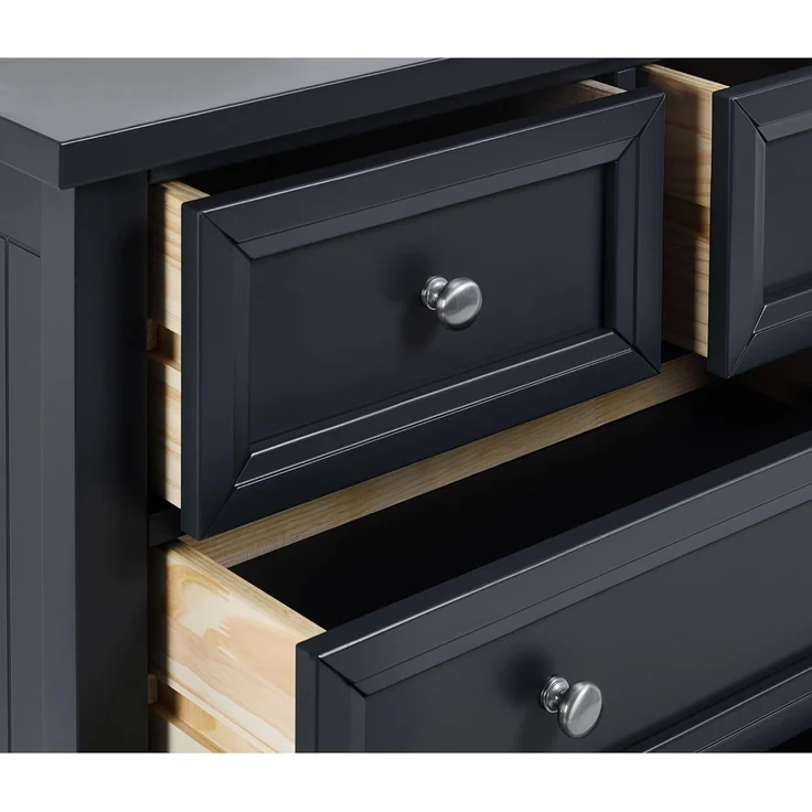Julian Bowen Maine Kommode mit 3+2 Schubladen, Anthrazit, Holzwerkstoff, Einheitsgröße – Bild 11