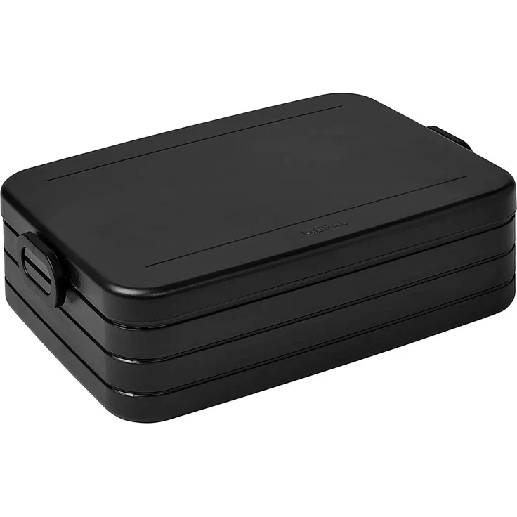 Mepal Take a Break Large – Limited Edition Schwarz / Black Edition – 1500 ml Inhalt – Lunchbox mit Trennwand – ideal für Mealprep – spülmaschinenfest, Polypropyleen – Bild 1