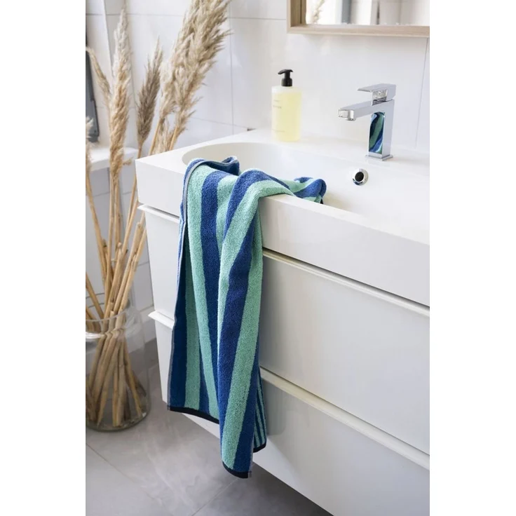 herzbach home Handtuch Set Good Vibes, (3-St), 550g/m², Premium-Qualität, 100% Baumwolle – Bild 3