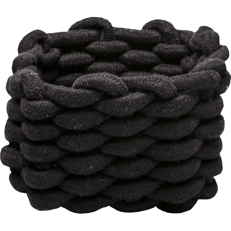 Kleine Wolke Aufbewahrungskorb FELLONE LBH 19x14x10 cm schwarz Einkaufskorb Korb – Bild 2