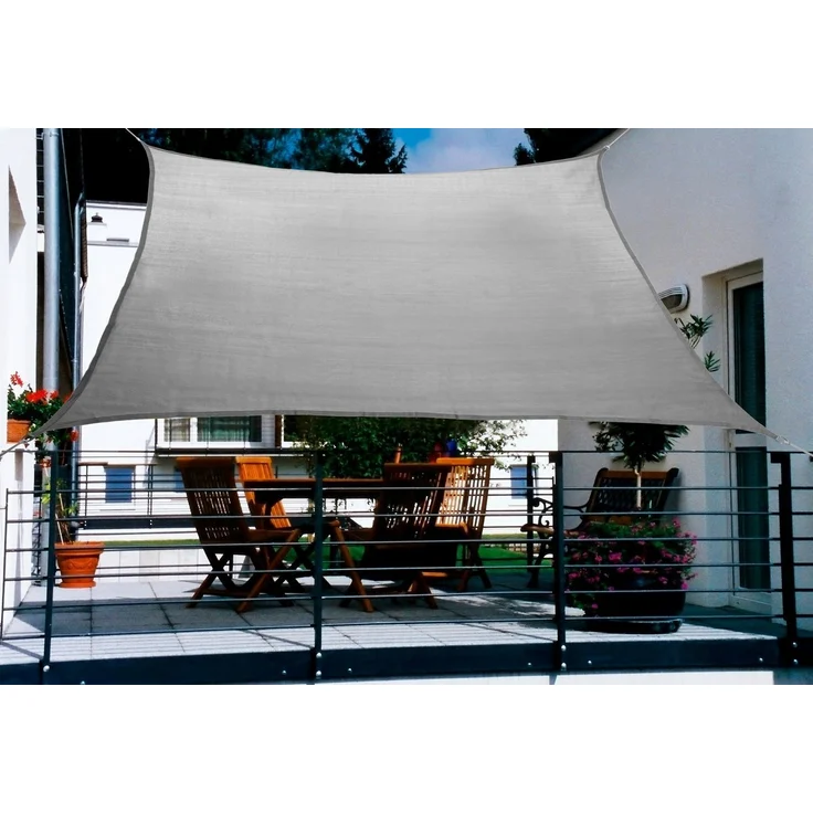 Floracord Sonnensegel, BxT: 270x140 cm, grau – Bild 3