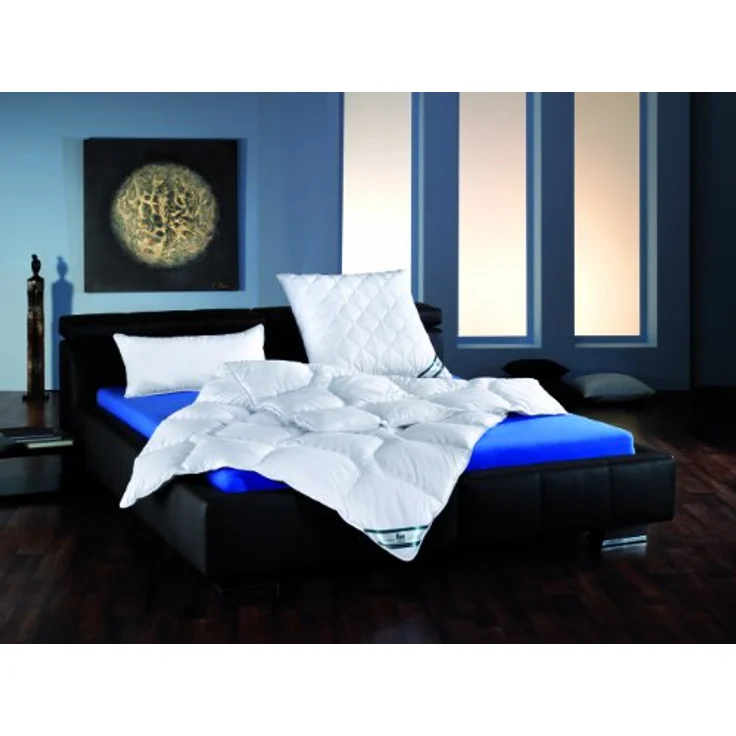 f.a.n. Kansas – Steppbett aus 100% Microfaser, kochfest und trocknergeeignet, auch für Allergiker, Ausführung: Duo-Steppbett, Größe: 200 x 220 cm – Bild 3