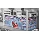 Ticaa Bettvorhang Motiv Vorhangstoffe für Hochbetten