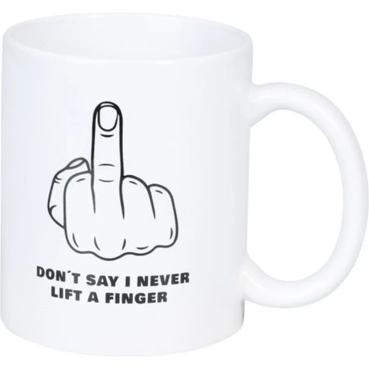 Tasse Don’t say I never lift a finger