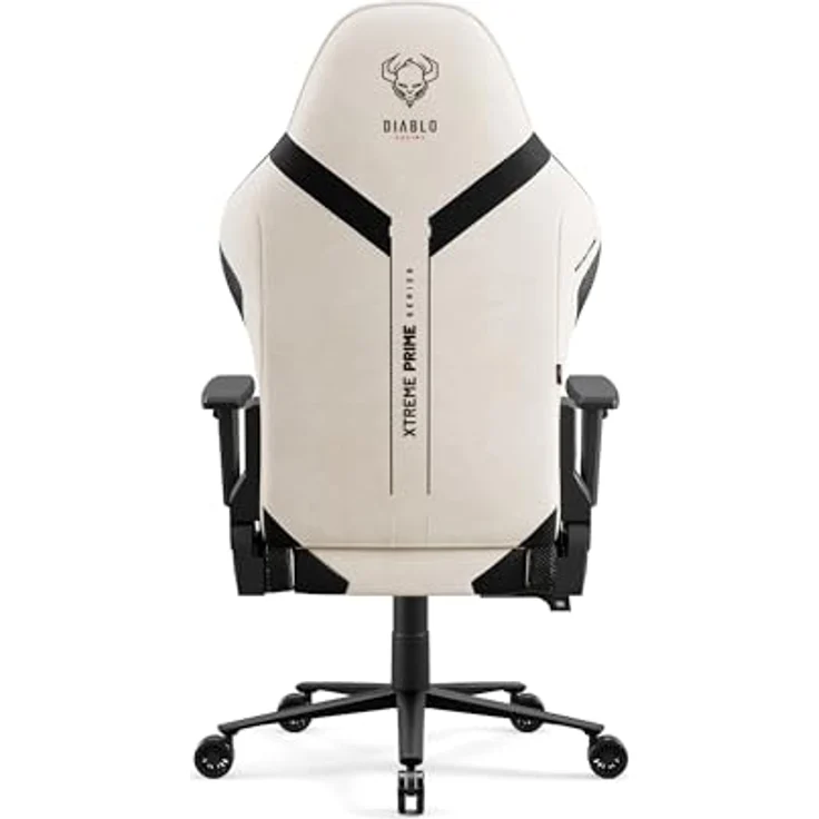 Diablo Gaming Stuhl Stoff X.One Prime Gamer Stuhl Ergonomisch mit Magnetische Kopfstütze und Kühlender Sitz Robuste Metallbasis, Höhenverstellbare Armlehnen Pc Stuhl, Gaming Chair 140 kg Desert Storm – Bild 12