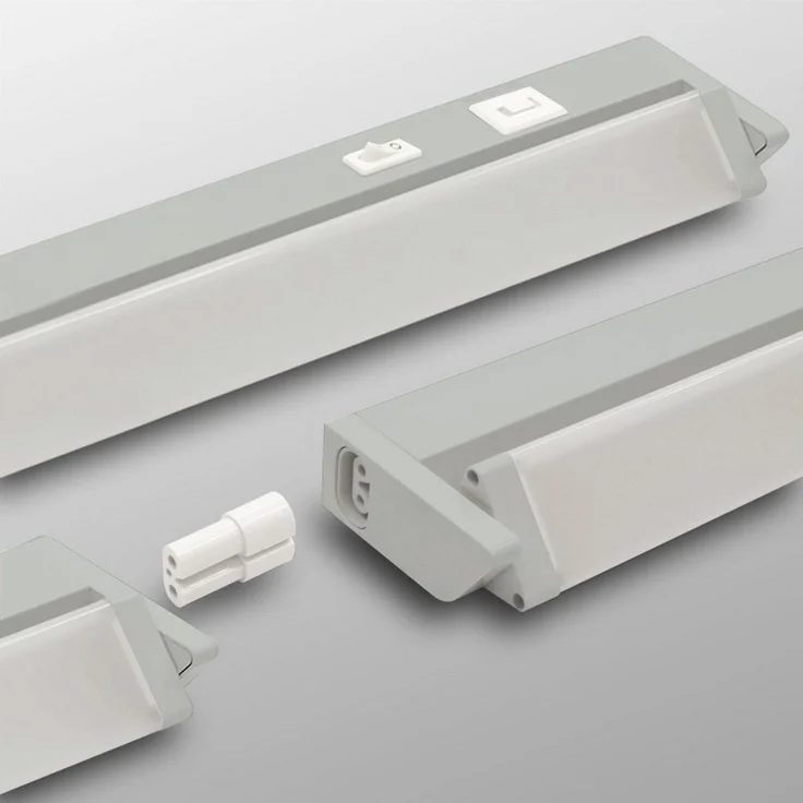 Maxkomfort LED Unterbauleuchte schwenkbar & 3-Stufen-Dimmfunktion - 36cm/56cm/90cm in Weiß/Grau, LED fest integriert, 3 Lichtfarben, Warmweiß/Kaltweiß/Neutralweiß, 3000K/4000K/6000K, Küchenleuchte 3-Stufen-Dimmbar, schwenkbar, 3 Lichtfarben, IP20 – Bild 3