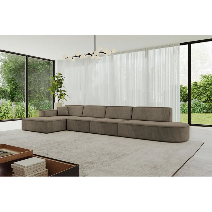 ALTDECOR Ecksofa IREA-L3-v4, Sofa Praktische Bequeme Funktionsecke Couch L-Form Eckcouch, Corner Sofa L-Form Vielseitige Sofa Wohnlandschaft Wohnzimmer – Bild 2