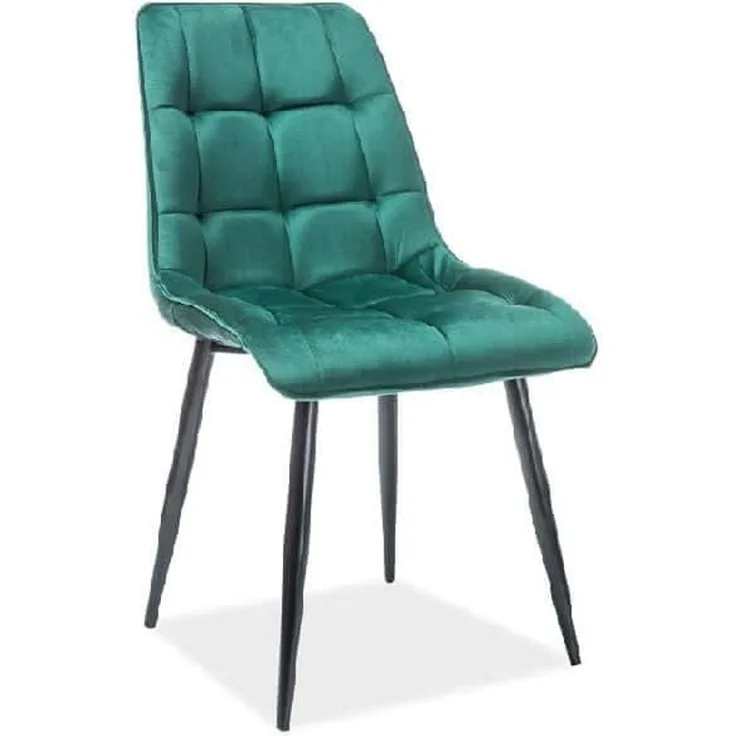 Sofa Dreams - Esszimmer Stuhl Chic – Komfort & Stil - Samtstoff - Türkis