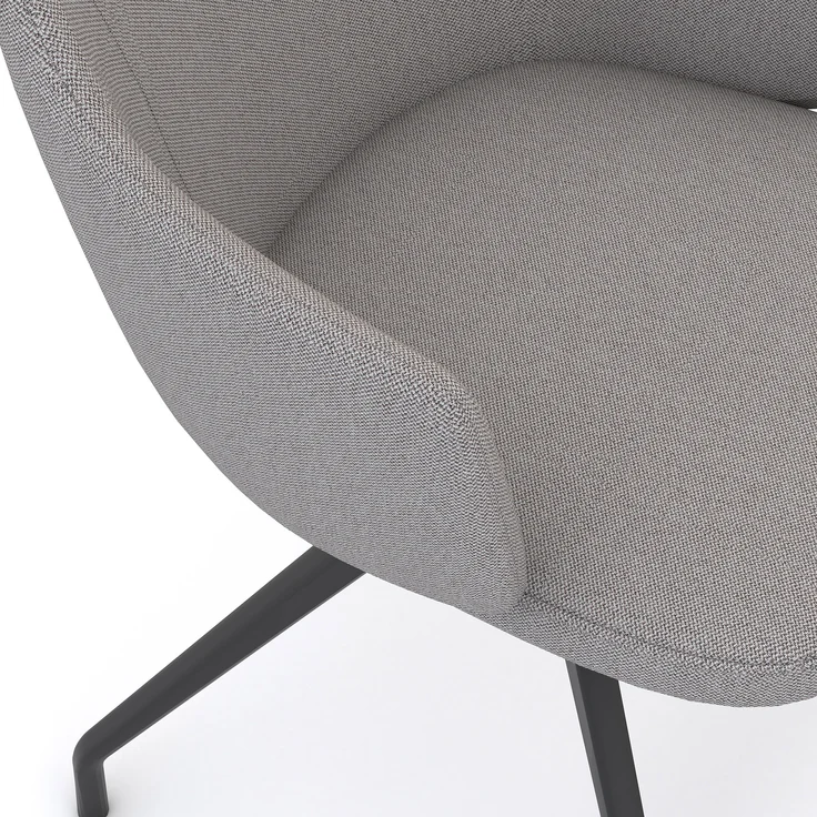 ASSMANN Schalenstuhl Consento Triest gepolstert Beige 56x58x79cm Textil – Bild 5