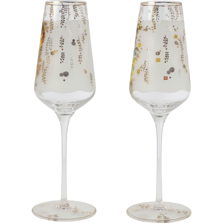 Goebel Sektglas Sektglas Gustav Klimt - Adele & der Kuss, 1-tlg, Glas – Bild 2