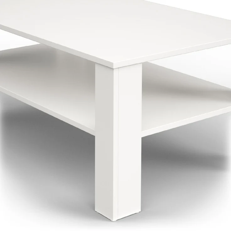 Couchtisch Weiß 100 x 60 cm Vicco – Bild 6