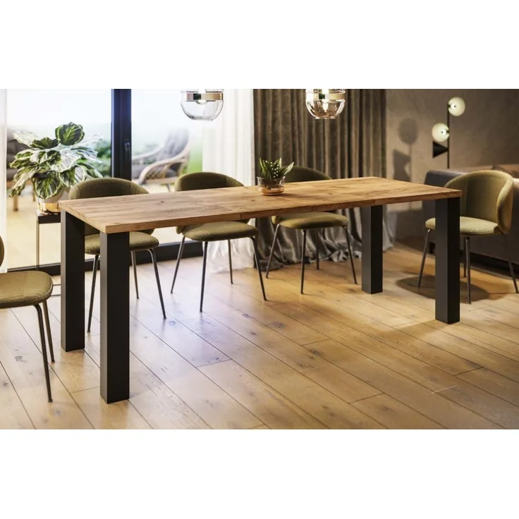 Endo-Moebel Esstisch Esstisch "Juka" 130-210cm ausziehbar erweiterbar Kulissentisch