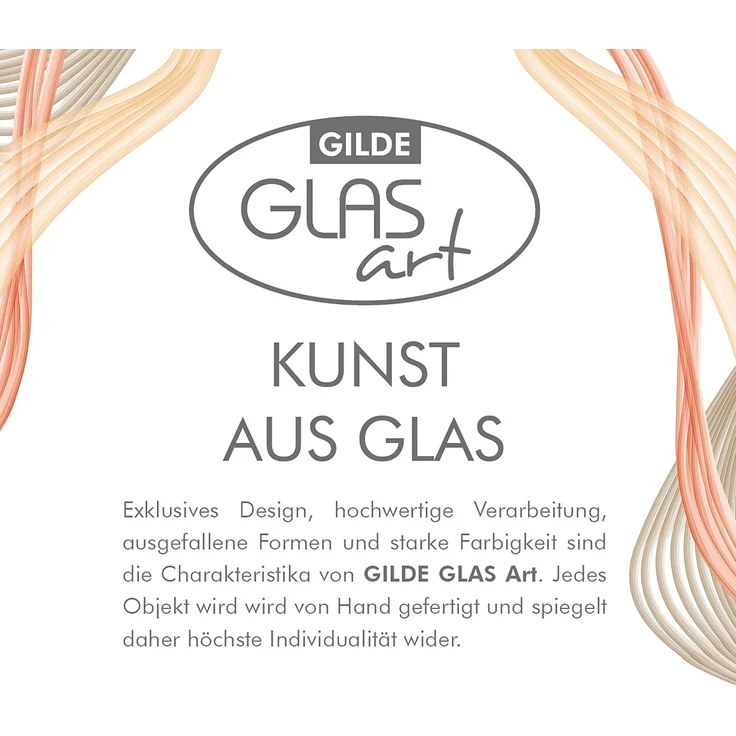 GILDE GLAS art Tischvase Barbiere (1 St), aus Glas – Bild 4