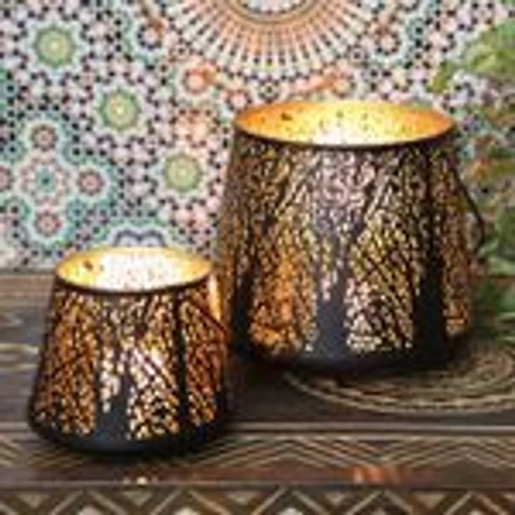 Orientalisches Windlicht Como 2er Set – Bild 2