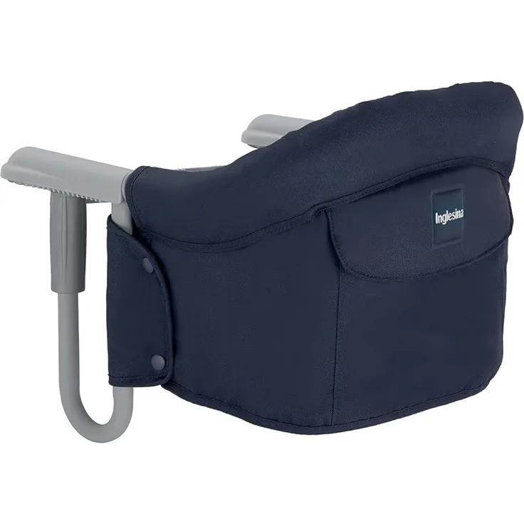 Inglesina AY90G5MAR Tischsitz passend für fast alle Tische Ihr Kind kann mit Ihnen ganz normal am Tisch sitzen, Blau (Marine)