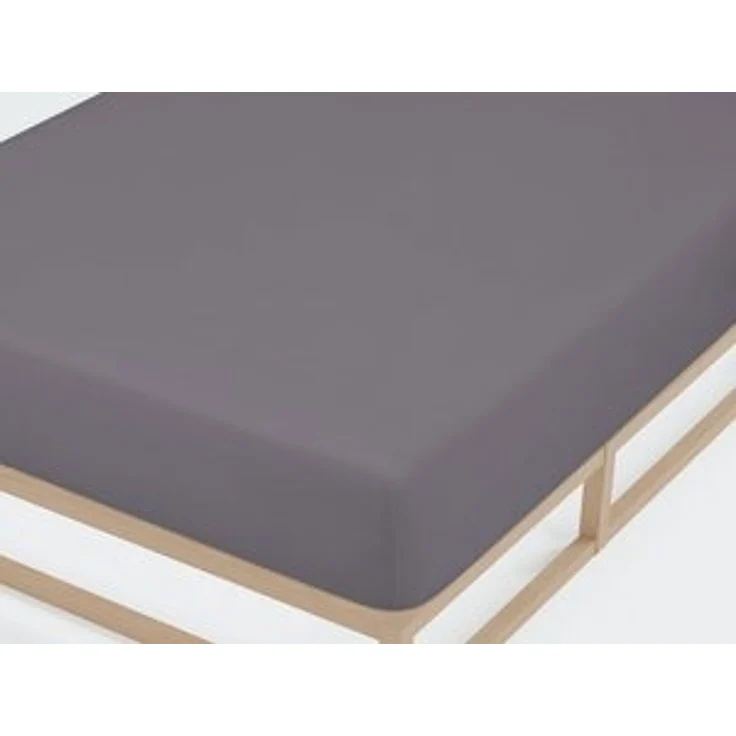 Castell Jersey-Stretch-Spannbetttuch 0077113, silbergrau, 1x 90x190 cm - 100x200 cm – Bild 6