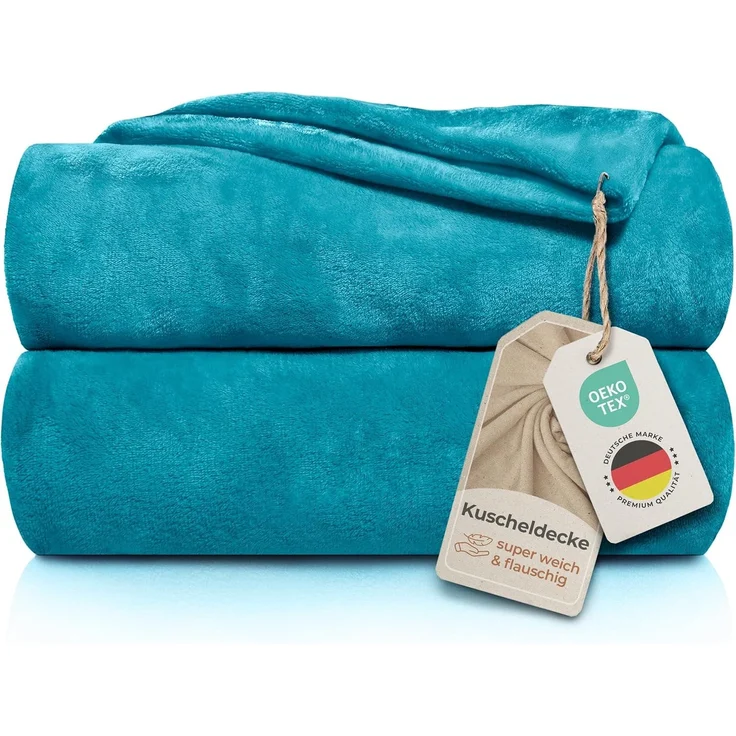 Wohndecke Kuscheldecke super weich & flauschig – warme Fleecedecke, Gräfenstayn, warme Wolldecke, Sofadecke & Tagesdecke - Überwurf Sofa, Couch – Bild 1