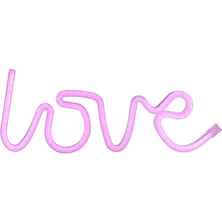 Just light LED Dekoleuchte Love 12,5 x 2 x 34,5 cm – Bild 1