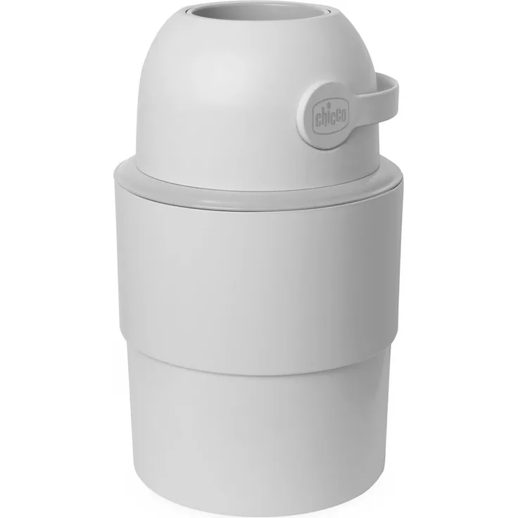 Chicco TELESKOP WINDELEIMER ODOUR OFF, WINTER CLOUDS (GRAU) inkl. 1 Pck. Muellbeutel Odour Off