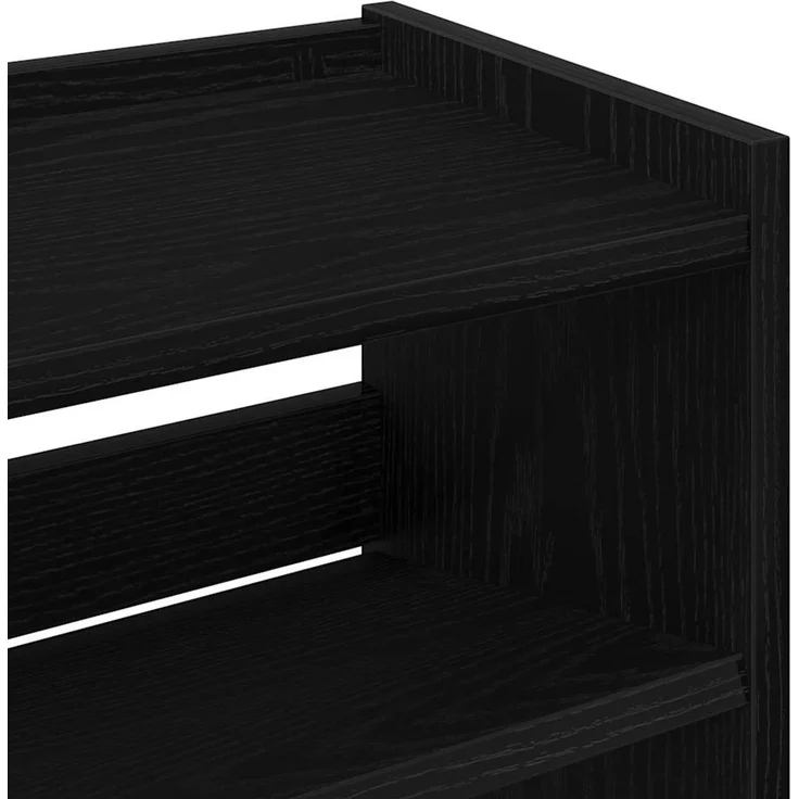 vidaXL Schuhregal Schwarz 60x25x62 cm Holzwerkstoff 859888 – Bild 6