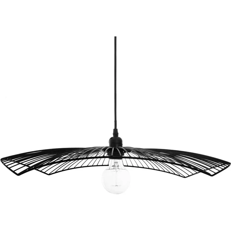 Hängeleuchte, Metall, kabelgebunden, Ockerfarben, Durchmesser 58 cm - Atmosphera