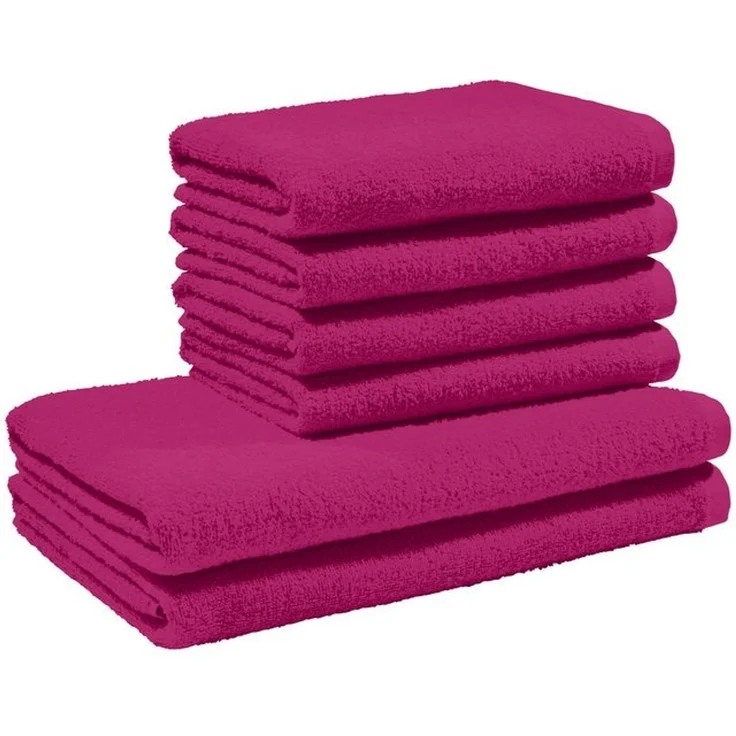 REDBEST Handtücher Frottier-Set "Oceanside" 6-teilig, Frottier, Walk-Frottier Uni – Bild 4
