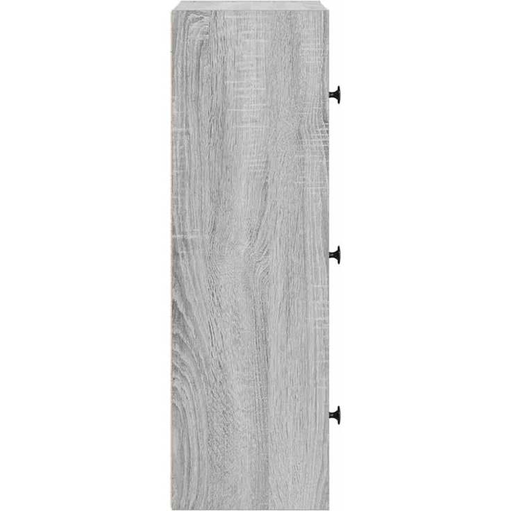 vidaXL Bücherregal Grau Sonoma 40x24x77 cm Holzwerkstoff 860369 – Bild 10