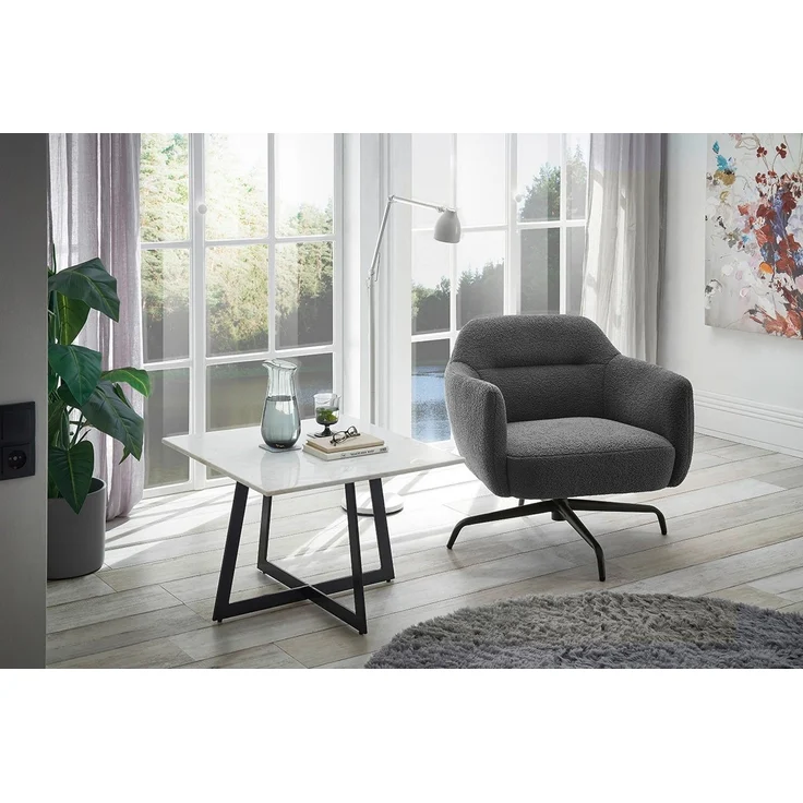 Loungesessel Tajo - Feinflor Anthrazit – Bild 1