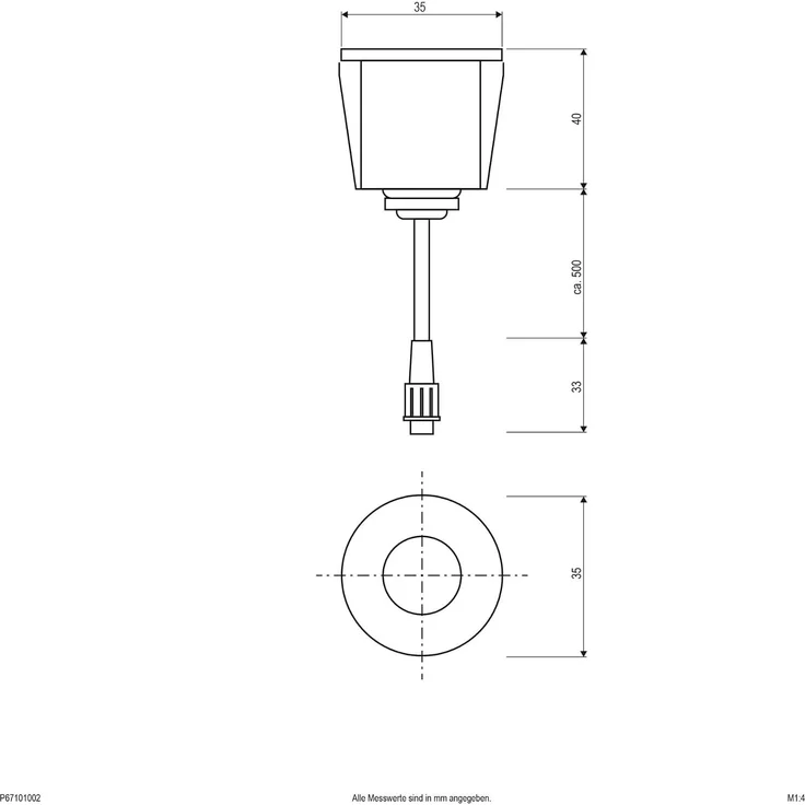 EVN Lichttechnik LED-Einbauleuchte 12/24VDC 1W ww P67 101002 – Bild 3