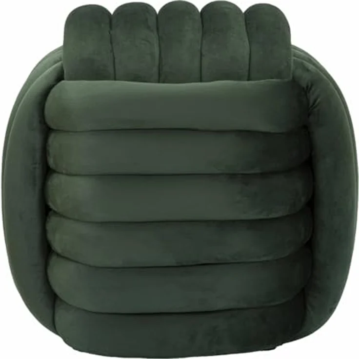 Dmora Pouf Karori 45x45x45 cm Grün Quadratisch – Bild 7