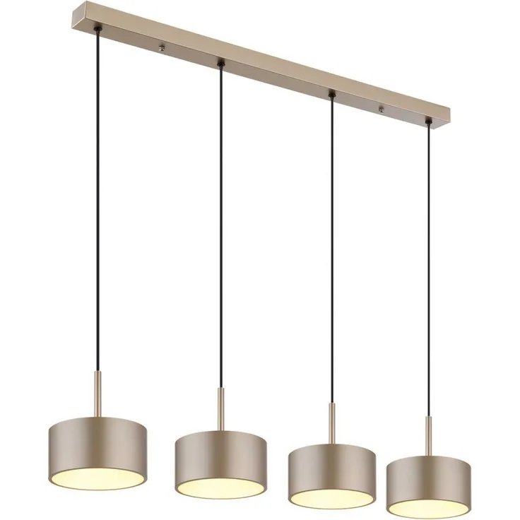 GLOBO LIGHTING Pendelleuchte GLOBO Lighting Hängeleuchte RAYMOND LBH 86x15x150 cm schwarz, Warmweiß