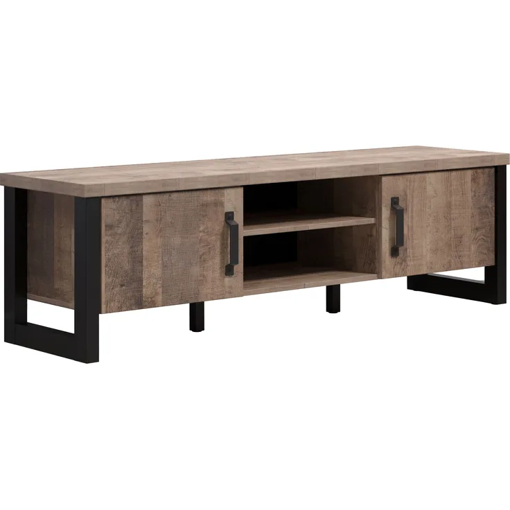 TV-Lowboard Emile in Eiche Tabak 166 cm