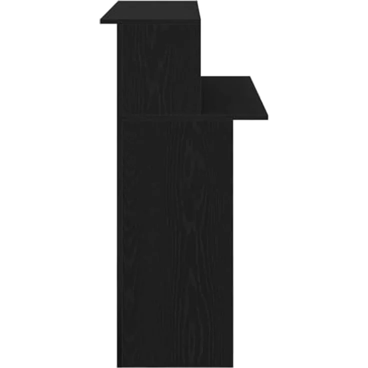 vidaXL Empfangstheke Schwarz 100x50x103,5 cm Holzwerkstoff 859025 – Bild 7
