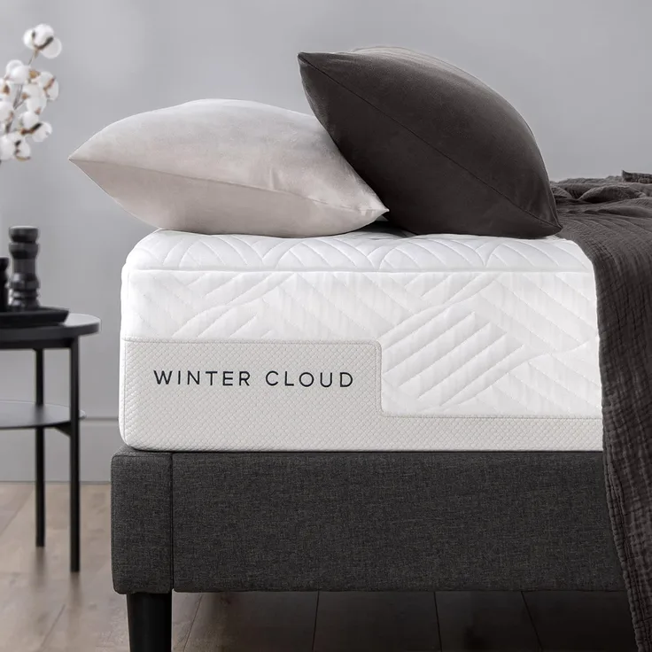 ZINUS Winter Cloud Memory Schaum Matratze | Anpassungsfähige 7-Zonen-Matratze | 180x200 cm | Höhe 30 cm | H3-H4 Mittelfest | | Rollmatratze | OEKO-TEX
