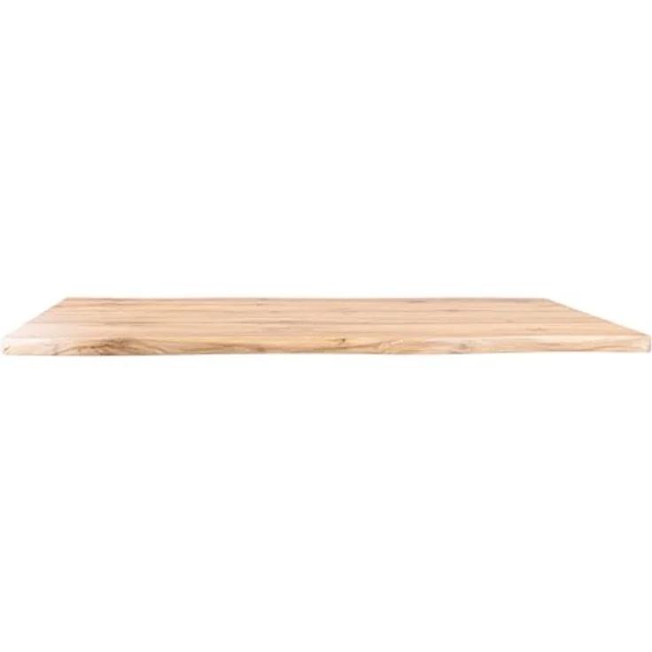 SAM Tischplatte Joan | 100 x 60 cm eckig | Holz | Farbe: Eiche | Baumkante | Holzplatte für Küche & Café – Bild 7
