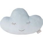 roba Kuschelkissen 'roba Style' für Kinder - Flauschiges Dekokissen in Wolken-Form - Hellblau