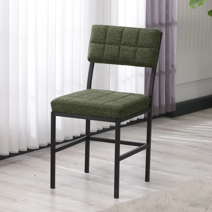 Skye Decor 'Dubai - Green' Stuhl, Grün, 40 x 82 x 40 cm – Bild 3