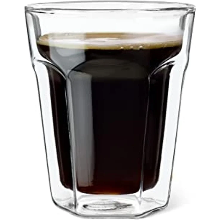 1x2 Leopold Vienna Kaffee Glas 220ml doppelwandig – Bild 3